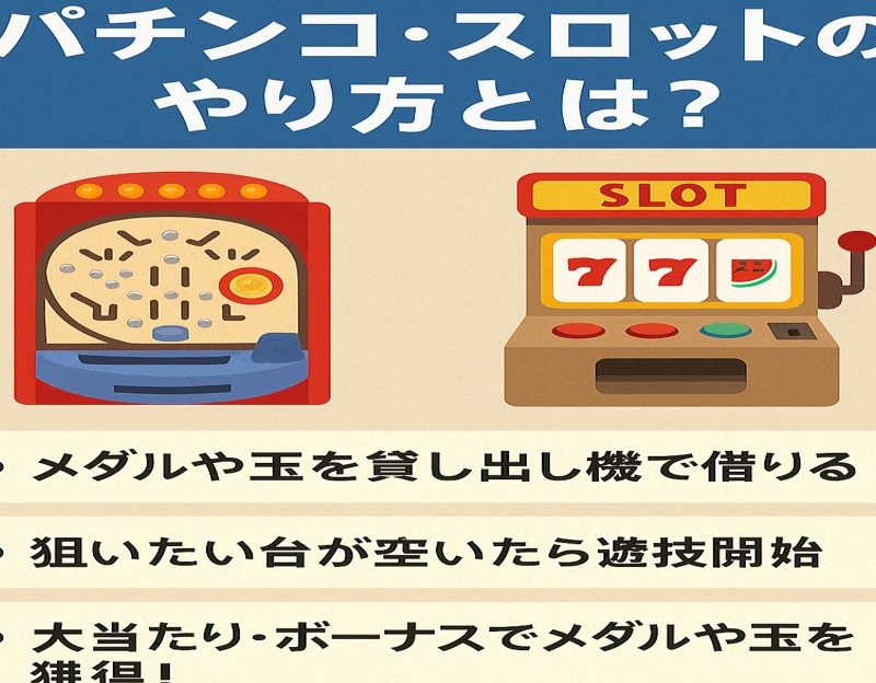 パチンコスロットのやり方とは？パチンコスロットのやり方とは？初心者向けガイド -7558
