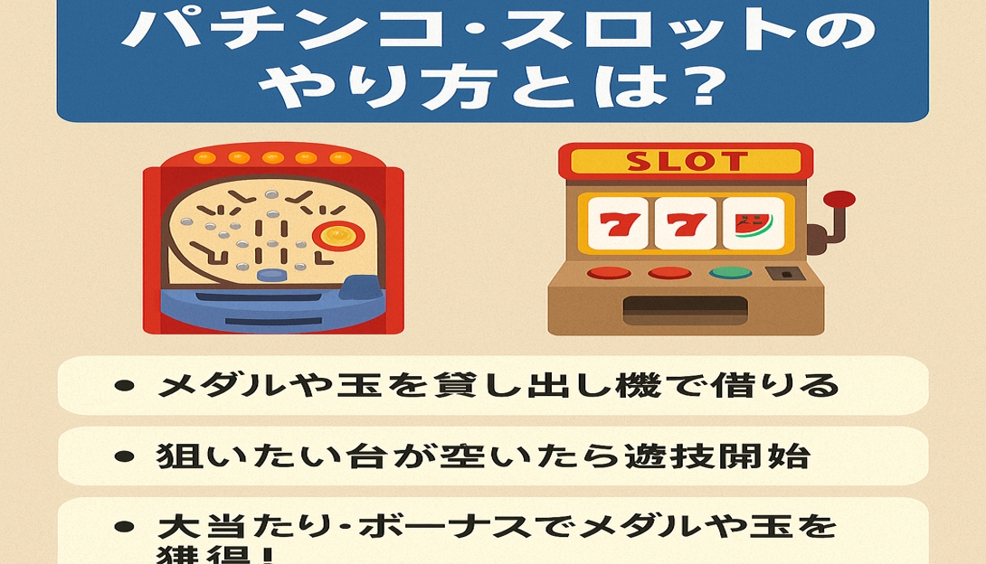パチンコスロットのやり方とは？パチンコスロットのやり方とは？初心者向けガイド -7558