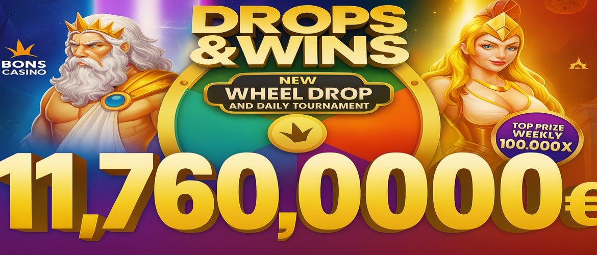 Bonsのデイリードロップ＆ウィンズ🔥「Drops & Wins」トーナメントがボンズカジノで開催中！ -7581